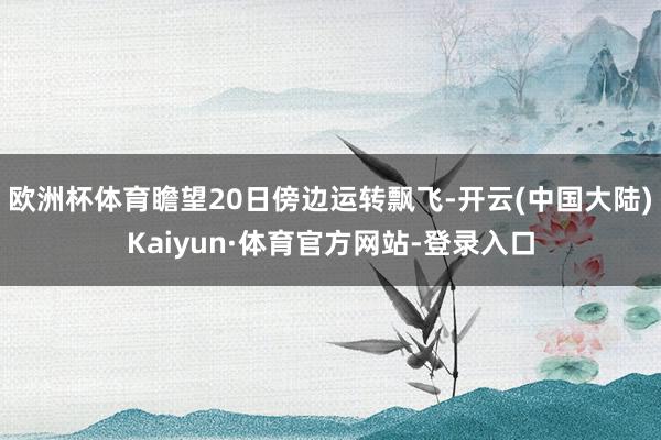 欧洲杯体育瞻望20日傍边运转飘飞-开云(中国大陆)Kaiyun·体育官方网站-登录入口